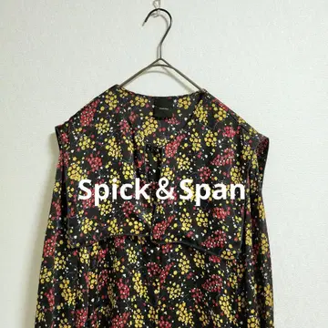 [ 새상품급 ] Spick & Span 스픽앤스팬 빅 컬러 꽃무늬 원피스