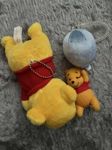 낱개 판매 가능! 푸우 어깨 위 봉제 인형 + 봉제 인형 참