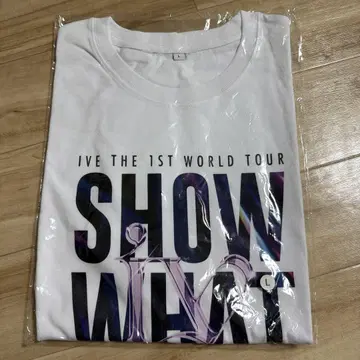 IVE 1st WORLD TOUR SHOW WHAT 티셔츠 L
