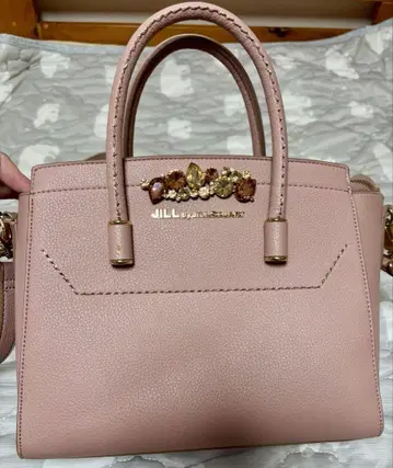 질스튜어트 2WAY 숄더 비쥬 로얄 토트백