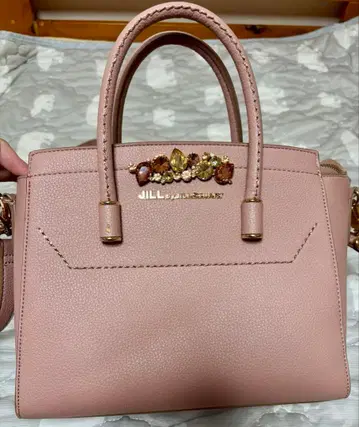 질스튜어트 2WAY 숄더 비쥬 로얄 토트백