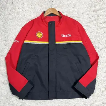 [새상품급] Ferrari x 쇼와쉘 콜라보 블루종 엠블럼 로고 자수