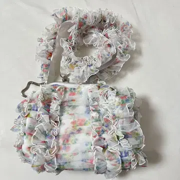 POPPY 아사기니뇨 TULLE FRILL BAG