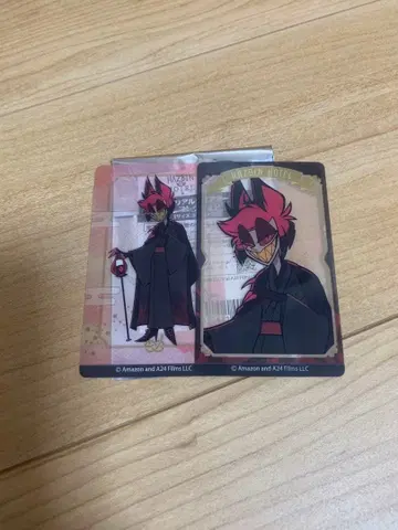 해즈빈 호텔 메모리얼 클리어 카드 알래스터 2종