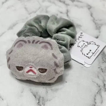 포메라니안 모찌 마스코트 부착 스크런치 쿠로미츠