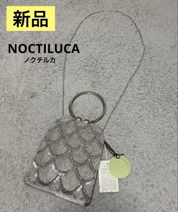 새상품 NOCTILUCA 노크틸루카 파티 백 결혼식 비즈 자수