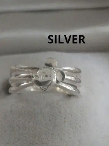 미키마우스 실버 반지 빈티지 SILVER