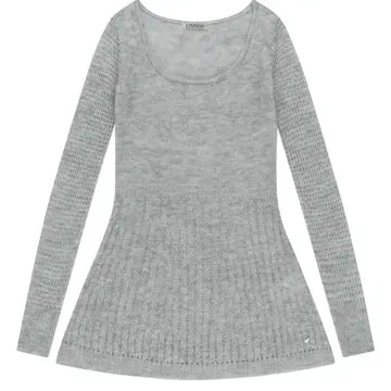 Coyseio SOFT BELL KNIT LIGHT GREY 코이세이오