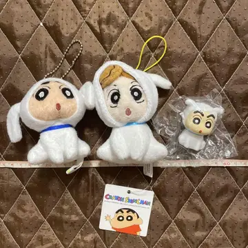 짱구는 못말려(크레용 신짱) 시로 해바라기 마스코트 소프트 비닐 레트로