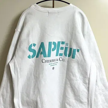 초인기! CHERISH & CO x SAPeur 콜라보 맨투맨