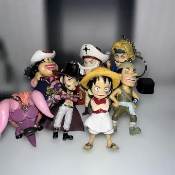 원피스 애니메이션 스타일 피규어 세트