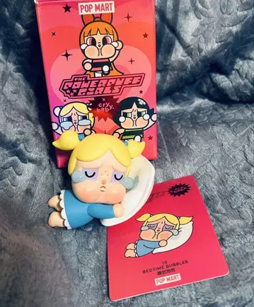 POPMART 파워퍼프걸스 버블스 피규어 크라이 베이비