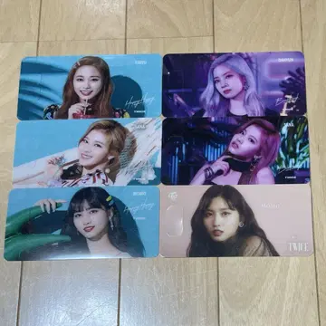 TWICE HMV 클리어 책갈피 특전 세트