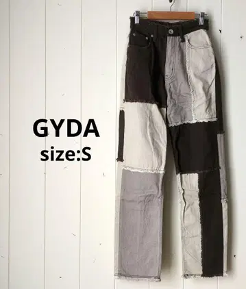 제이다 GYDA 패치워크 프린지 팬츠 S 여성용 하의