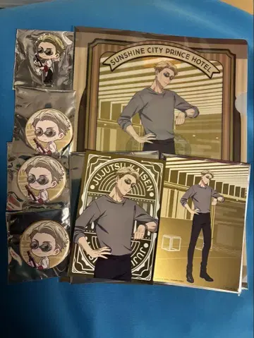 주술회전 이케프리 나나미 켄토 특전 캔뱃지 세트