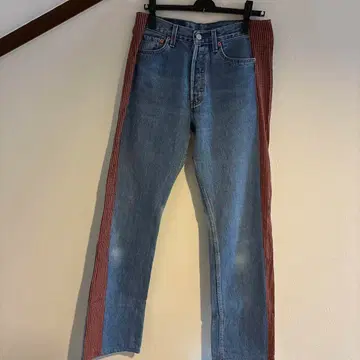 Levi's 리바이스 501 라이트 블루 데님 리메이크 청바지