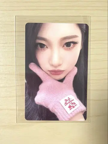 aespa PINK CHRISTMAS 트레이딩 카드 닝닝 NINGNING