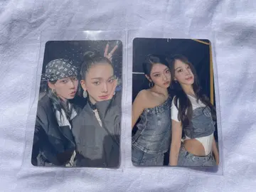 aespa LIVE TOUR CD 혜택 A상 트레이딩 카드 2종 컴프