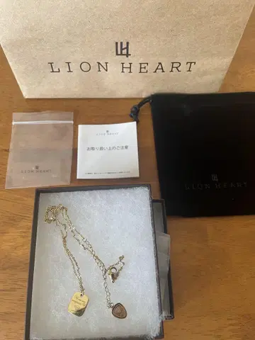 LION HEART 골드 목걸이