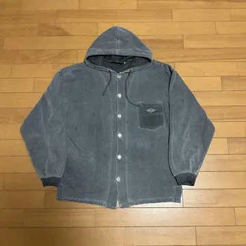 90's billabong 빌라봉 맨투맨 버튼 후드티 페이드