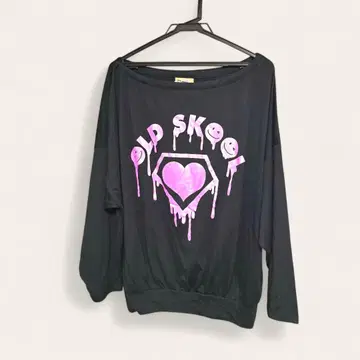 SUPER LOVERS T셔츠 얇은 소재 7부 소매