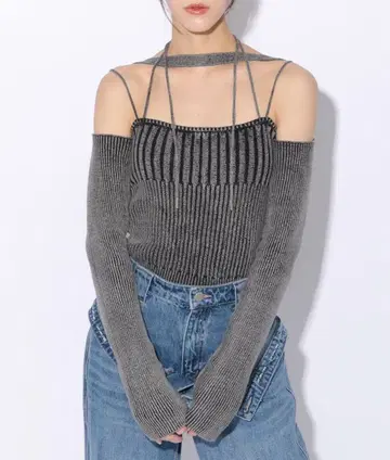 meltthelady open rib knit tops