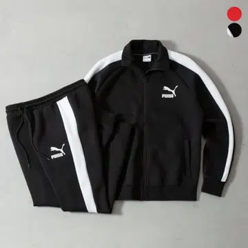 PUMA 블랙 저지 상하의 세트