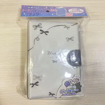씰 바인더 북 BLANOIR 리본 씰북 등 와이드 타입