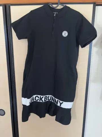 Jack Bunny!! 블랙 원피스 사이즈 2 여성용 L 사이즈