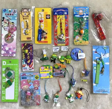 캐릭터 스트랩 묶음 판매 미사용 레트로 20점