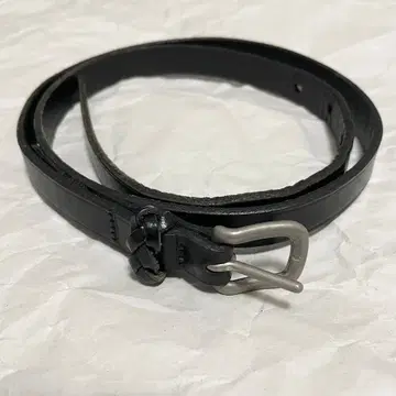 ANGLO 내로우 벨트 made in england 블랙