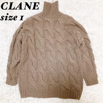 [ 새상품급 ] CLANE 클라네 빅 케이블 니트 오버 상의 size1
