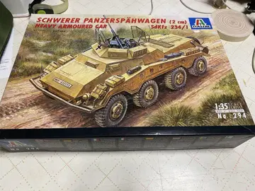 이탈레리 1/35 Sd.Kfz.234/1 8륜 장갑 정찰차