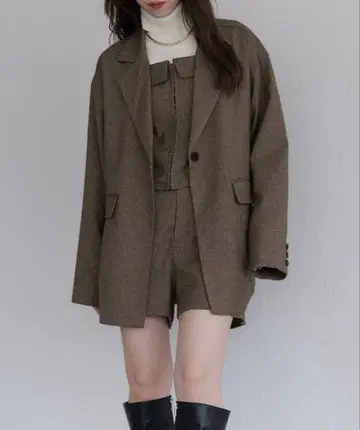 raffime 오버 실루엣 테일러드 자켓
