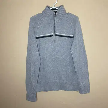 AEROPOSTALE 그레이 집업 스웨터 M