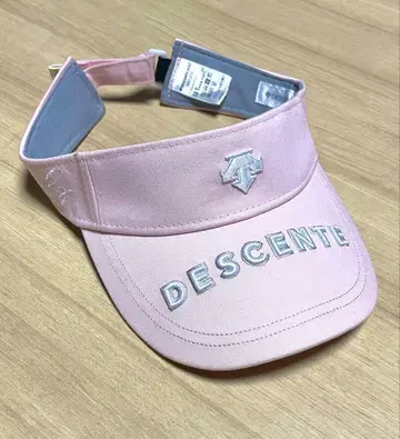 DESCENTE 데상트 핑크 골프 바이저 남녀 공용