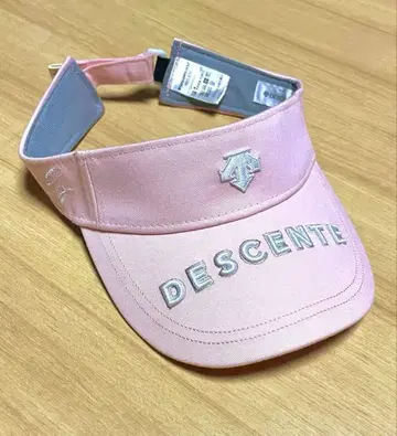 DESCENTE 데상트 핑크 골프 바이저 남녀 공용