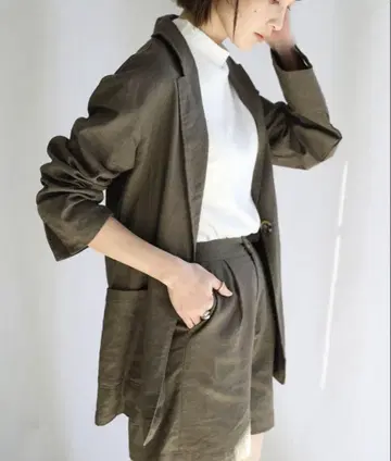 [ 새상품급 ] select MOCA 셀렉 모카 린넨 라이크 셋업