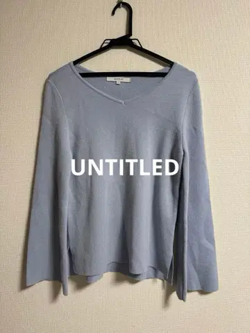 UNTITLED 풀오버 니트 소매 플레어