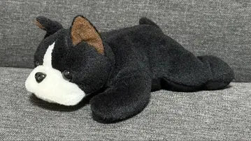 [레트로 새상품급] ELECOM 그루미 프렌치 불독 봉제 인형