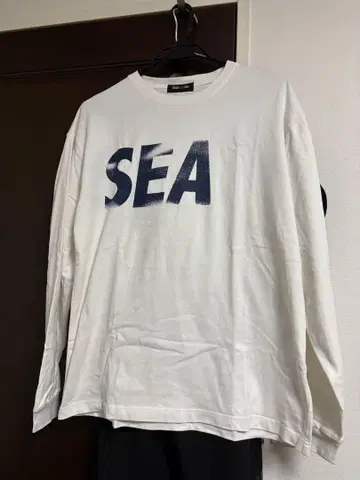 WIND AND SEA 긴팔 티셔츠 화이트