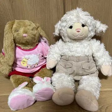 빌드어베어 양 토끼 봉제 인형 레어