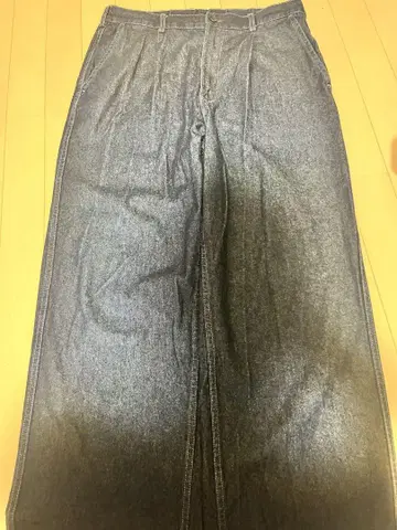 GU 팬츠 묶음 판매 데님 배기 팬츠, 슈퍼 와이드 카고 팬츠