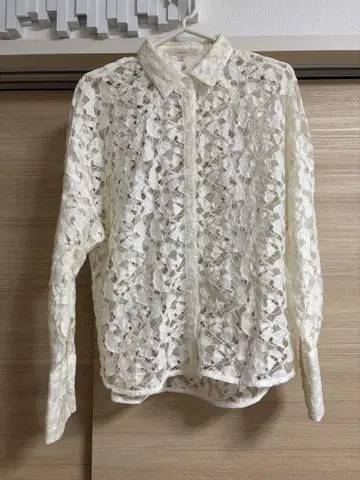 삼양상회 EPoca 레이스 셔츠 사이즈 40 화이트