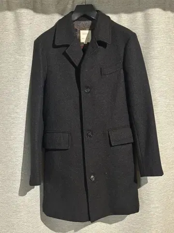 BILLY REID 블랙 체스터 코트 xs