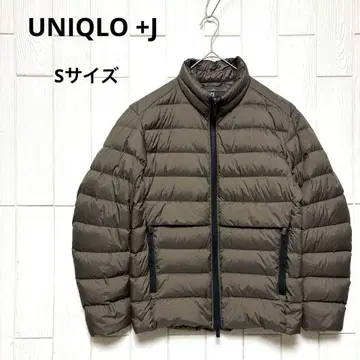 새상품급 UNIQLO +J 질 샌더 라이트 다운 자켓 브라운색 S