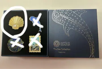 박스 포함! 진주 핀 배지 카타르 파빌리온