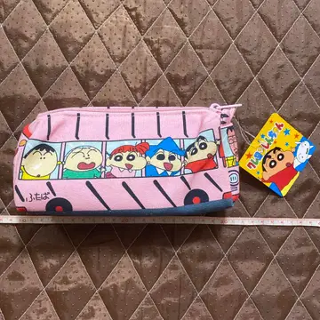 짱구는 못말려(크레용 신짱) 오류 상품 버스형 펜 파우치 레트로