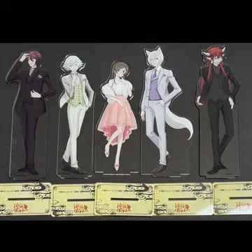 오늘부터 신령님 아크릴 스탠드 세트 토모에 나나미 아쿠라오 복권 메이트