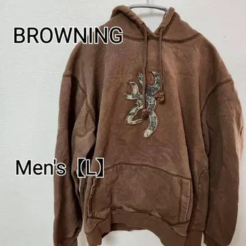 z178 [ BROWNING ] 후드티 ( 남성용 L ) 브라운